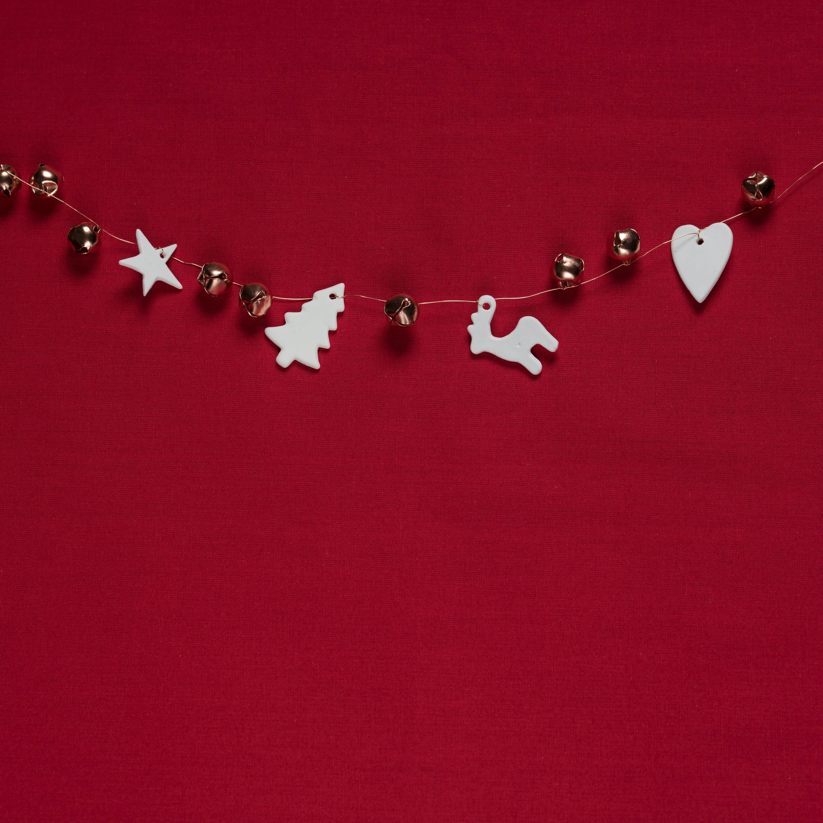 Preppy Kersfeesversiering Muurpapier