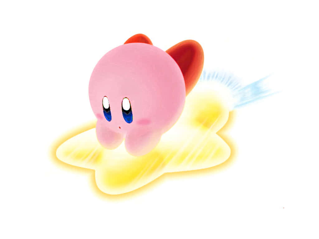 Pretvolle Kirby-belewenis Muurpapier