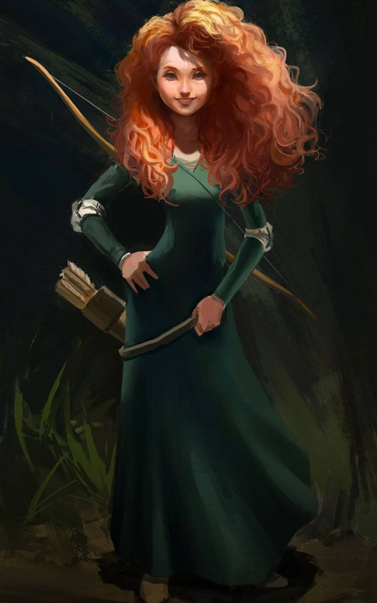 Prinses Merida Fanart Foon Muurpapier