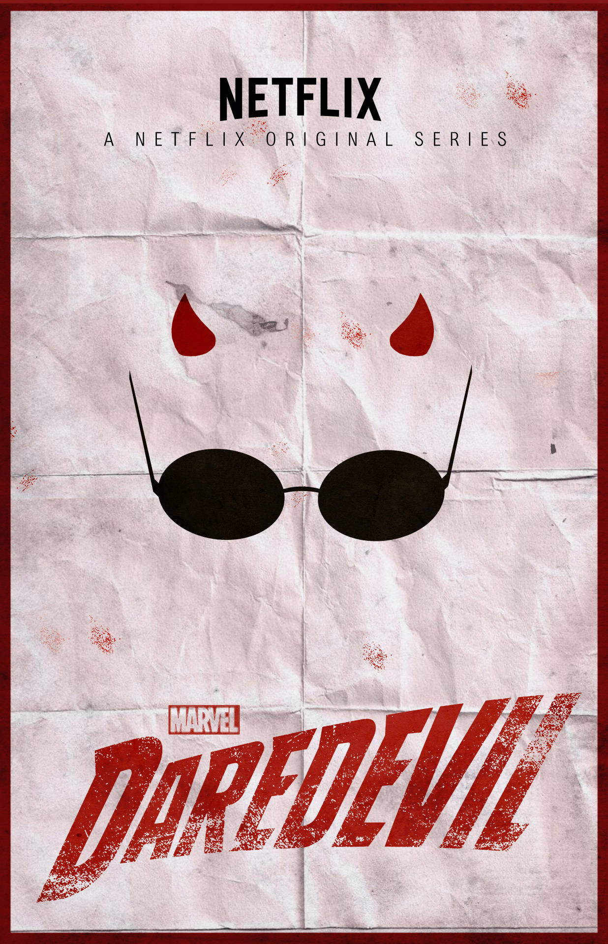 Promosionele Abstrakte Daredevil Muurpapier