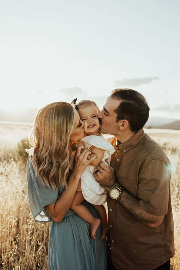 Prys Familie Portret Boheemse Fotografie Muurpapier