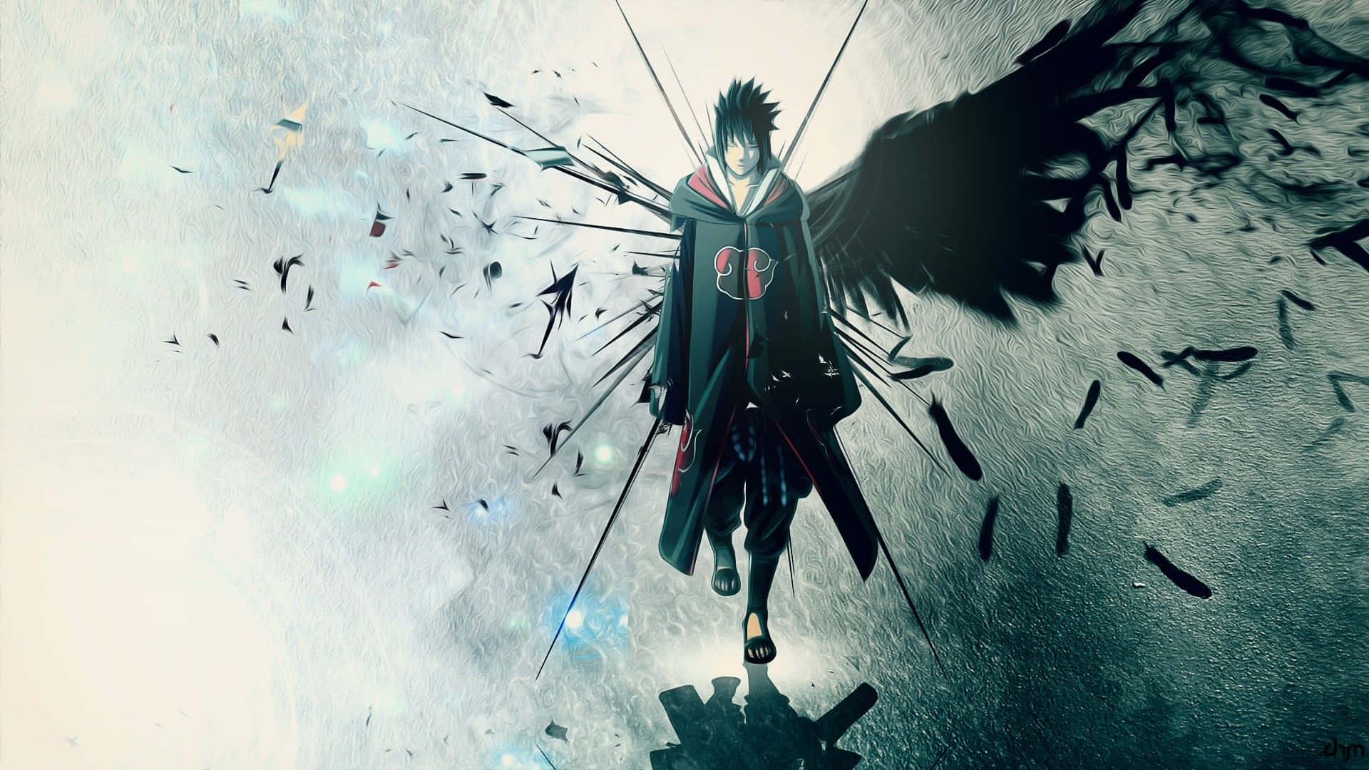 PS4-anime Sasuke Uchiha Muurpapier