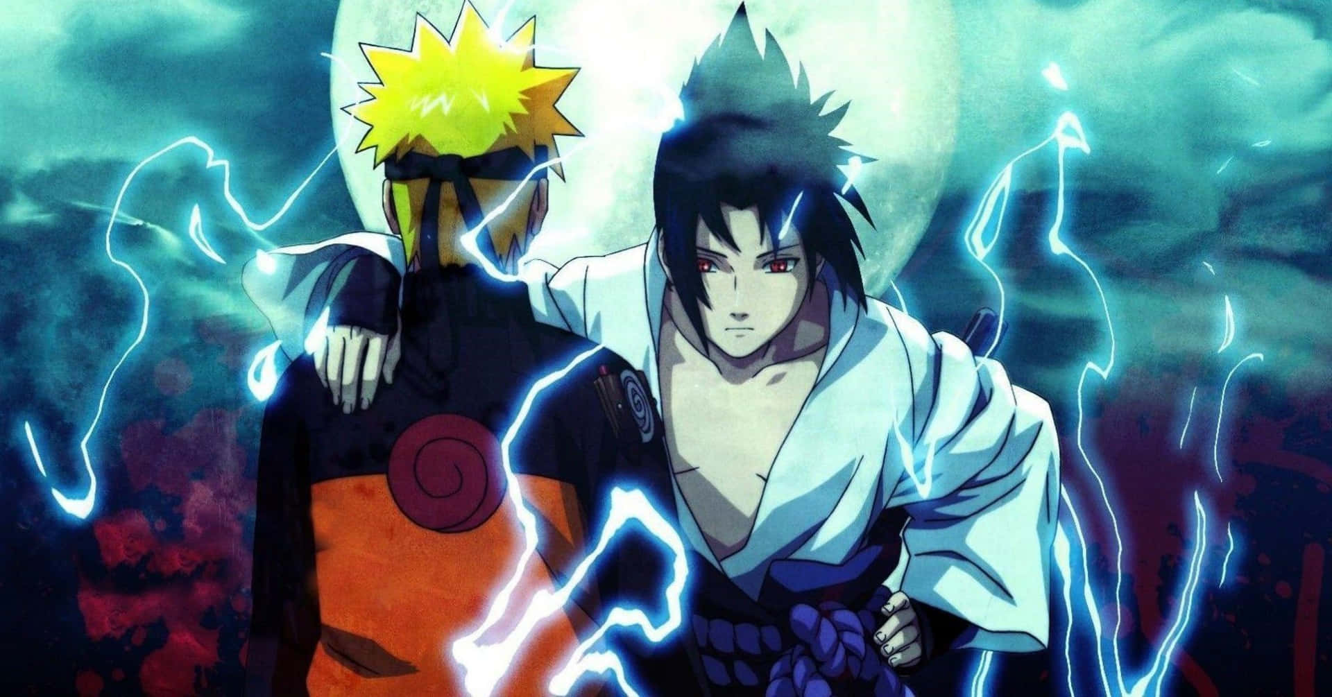 PS4 Naruto Anime- en Videospeletjie Karakters Muurpapier