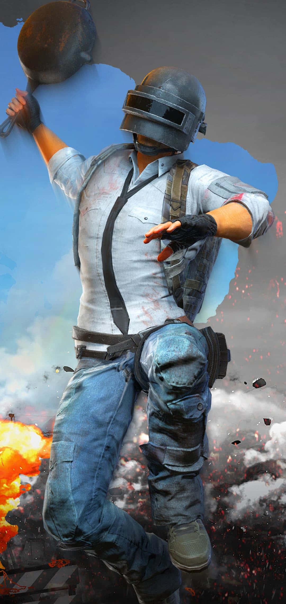 PUBG Conqueror Braaipan Muurpapier