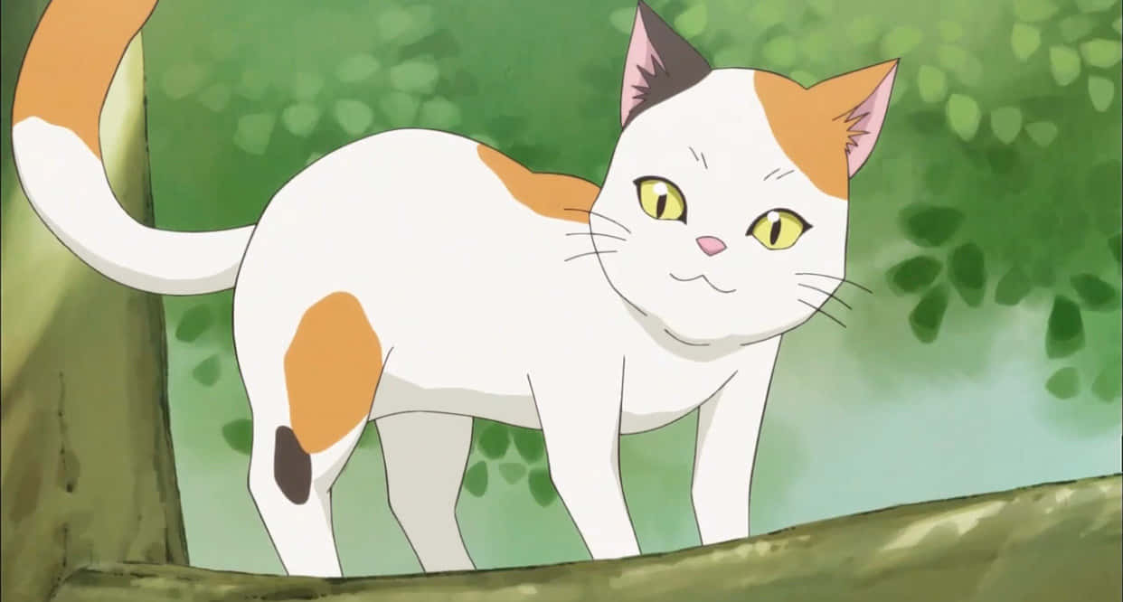 Purfekte Anime Kat Muurpapier