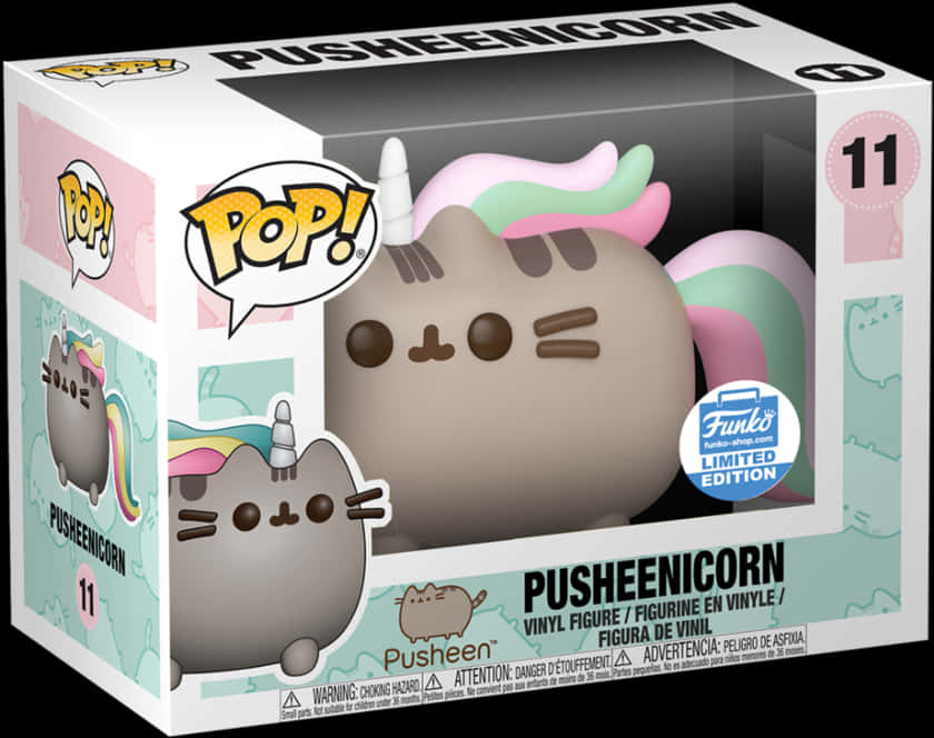 Pusheenicorn Funko Pop Beperkte Oplaag Muurpapier