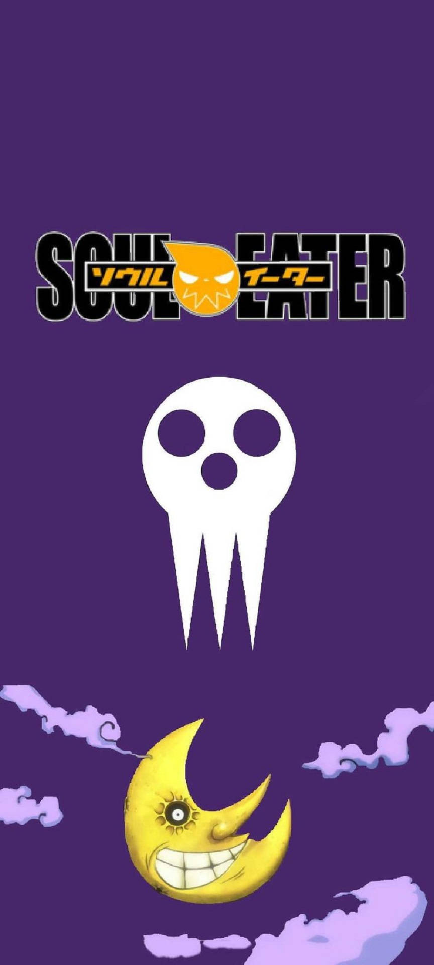 Geheimsinnige Toneel van Soul Eater Maan Muurpapier