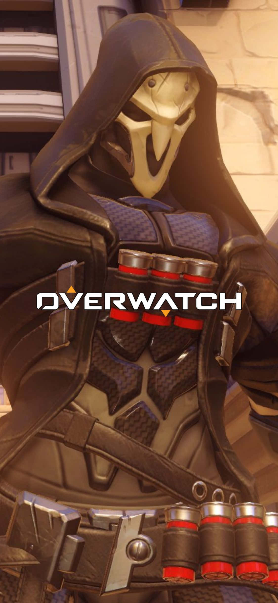 Raak Betrokke By Die Aksie Met iPhone X - Overwatch Muurpapier