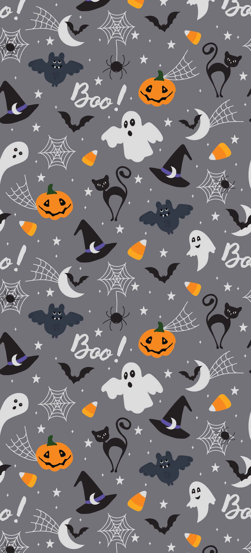 Raak in die Halloween-stemming met 'n grillerige foonagtergrond Muurpapier