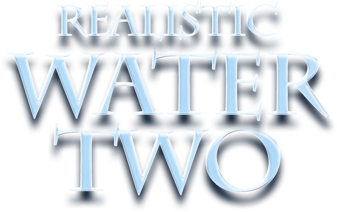 Realistiese Water Tekseffek Muurpapier