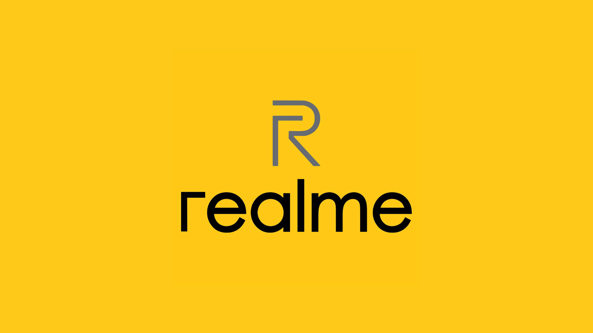 Realme Amptelike Logo Muurpapier