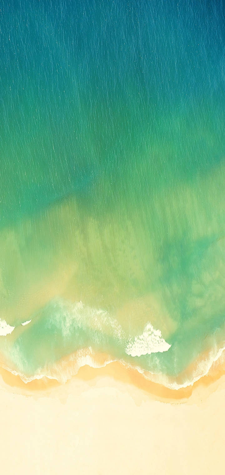 Realme Green Beach Muurpapier