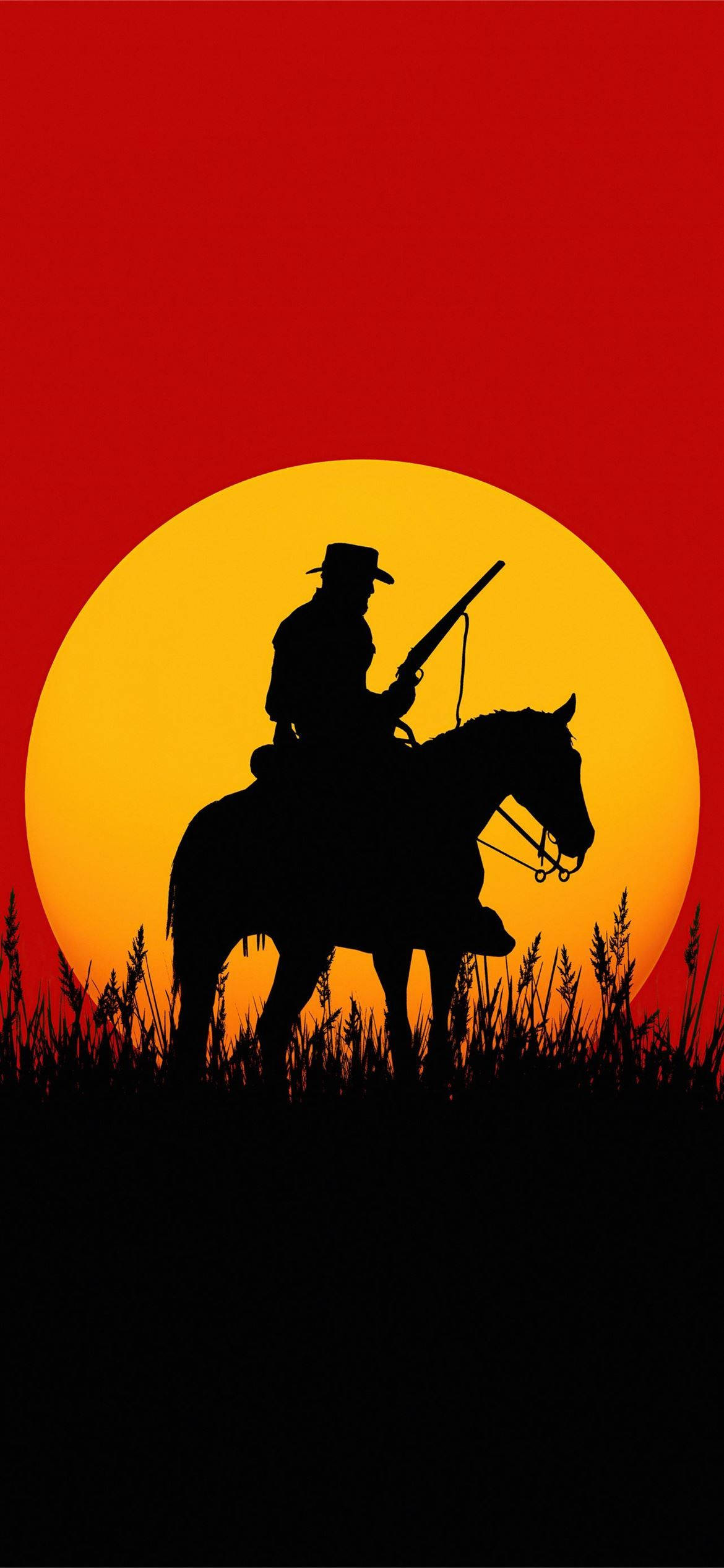 Red Dead Redemption Sonkuns Muurpapier