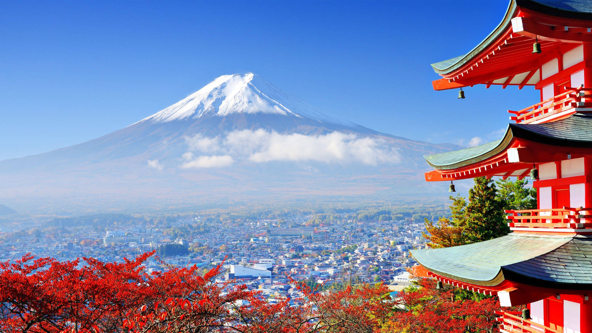 Reis 4K Japan Fuji — Japan GIF Muurpapier