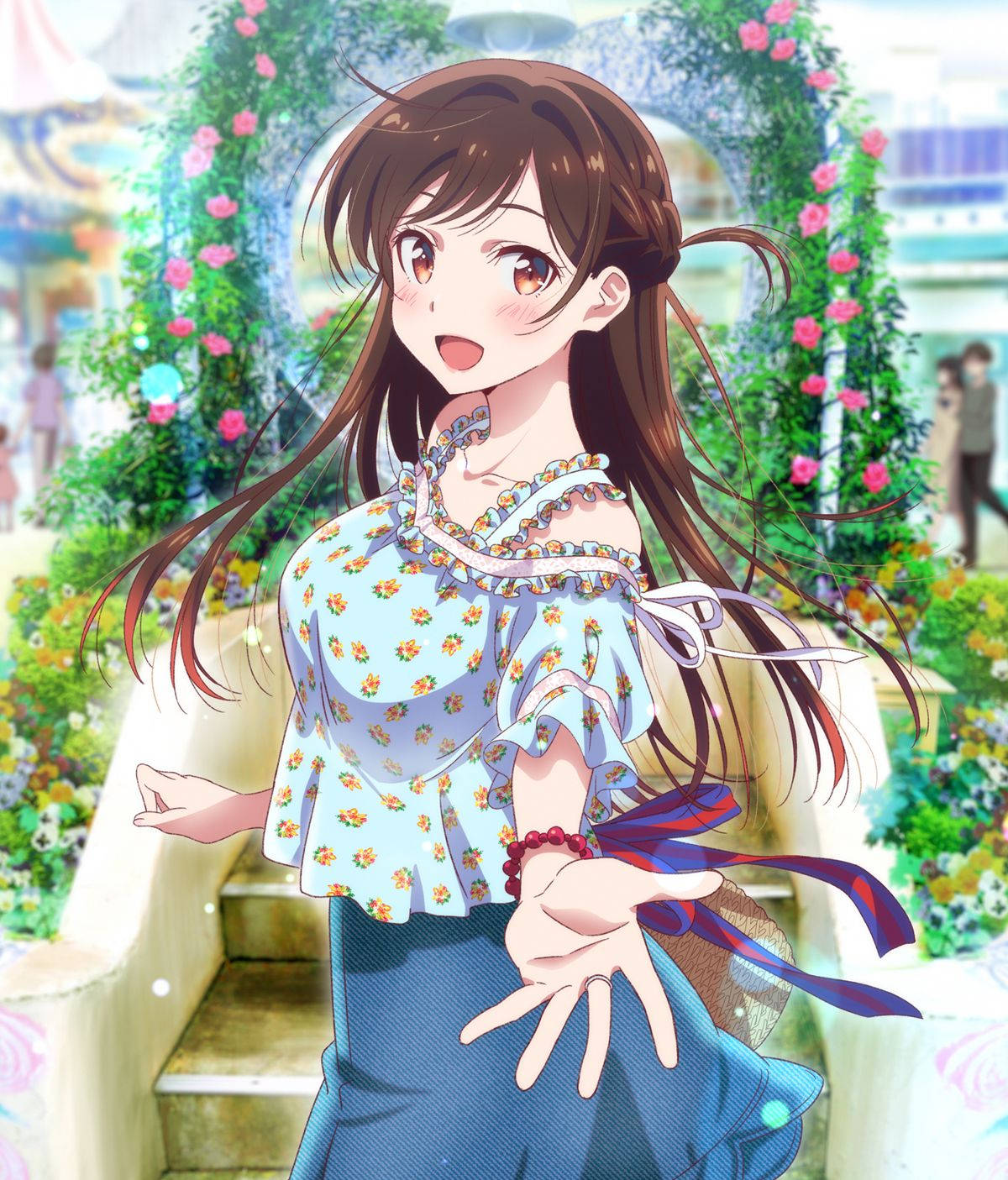 Rent A Girlfriend Chizuru Afspraak Muurpapier