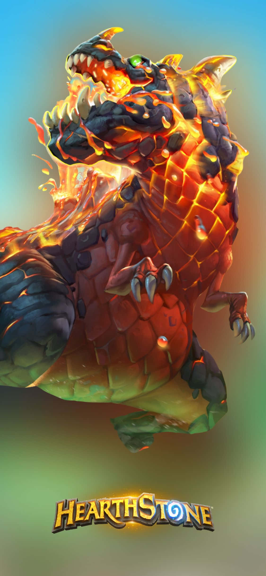 Reptielwese iPhone XS Hearthstone-agtergrond Muurpapier