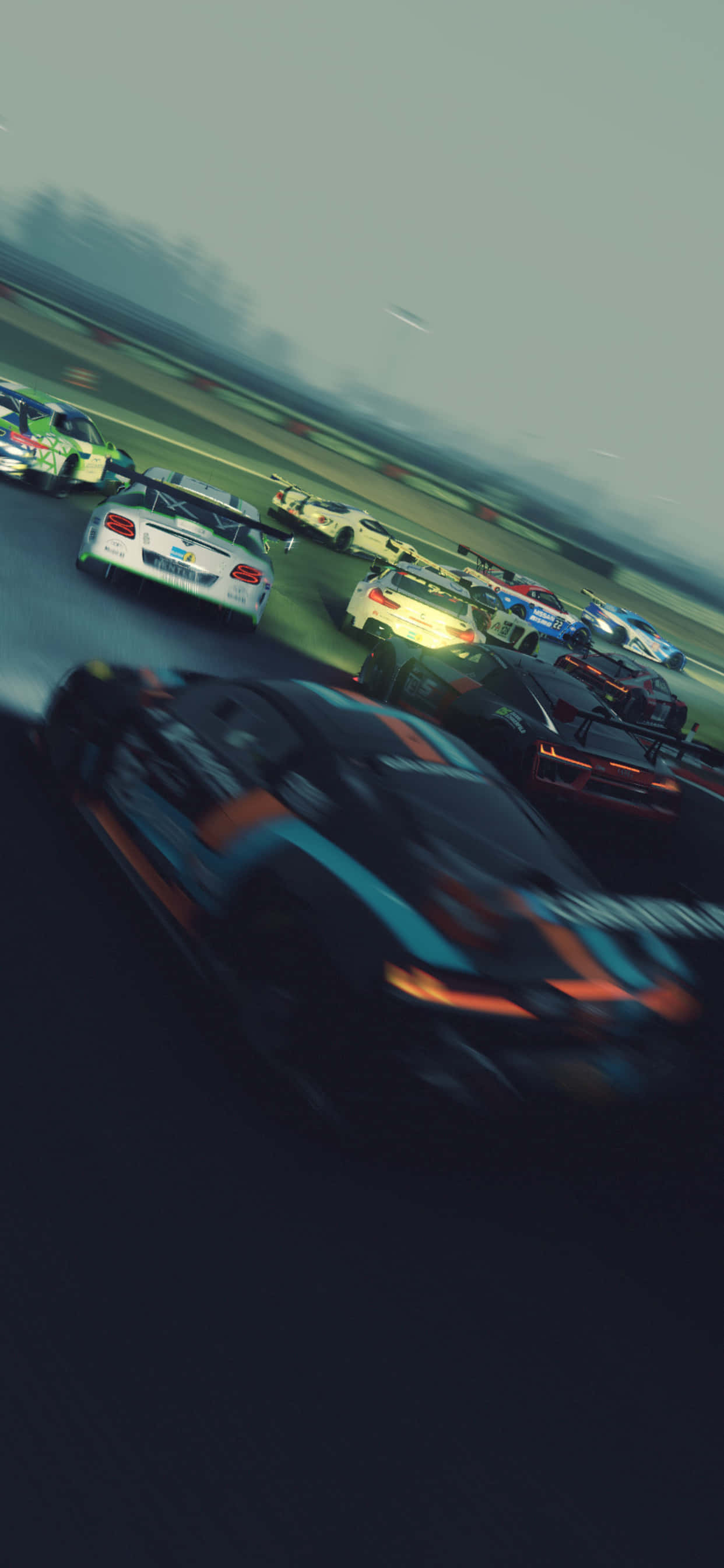 Jaag in opwindende avonture met iPhone Xs Max en Project Cars 2 Muurpapier