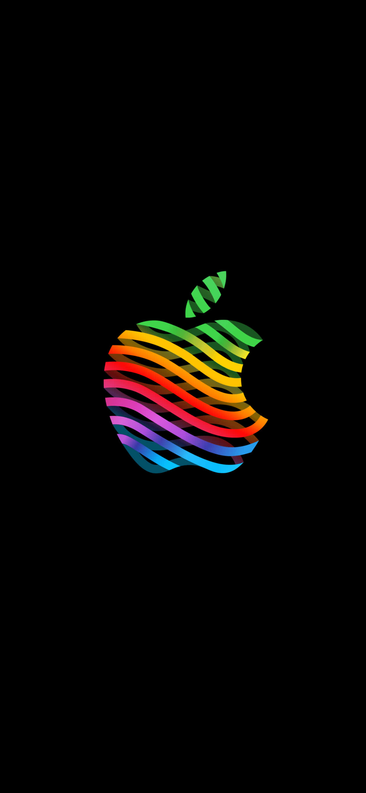 Retro Apple-logo Muurpapier