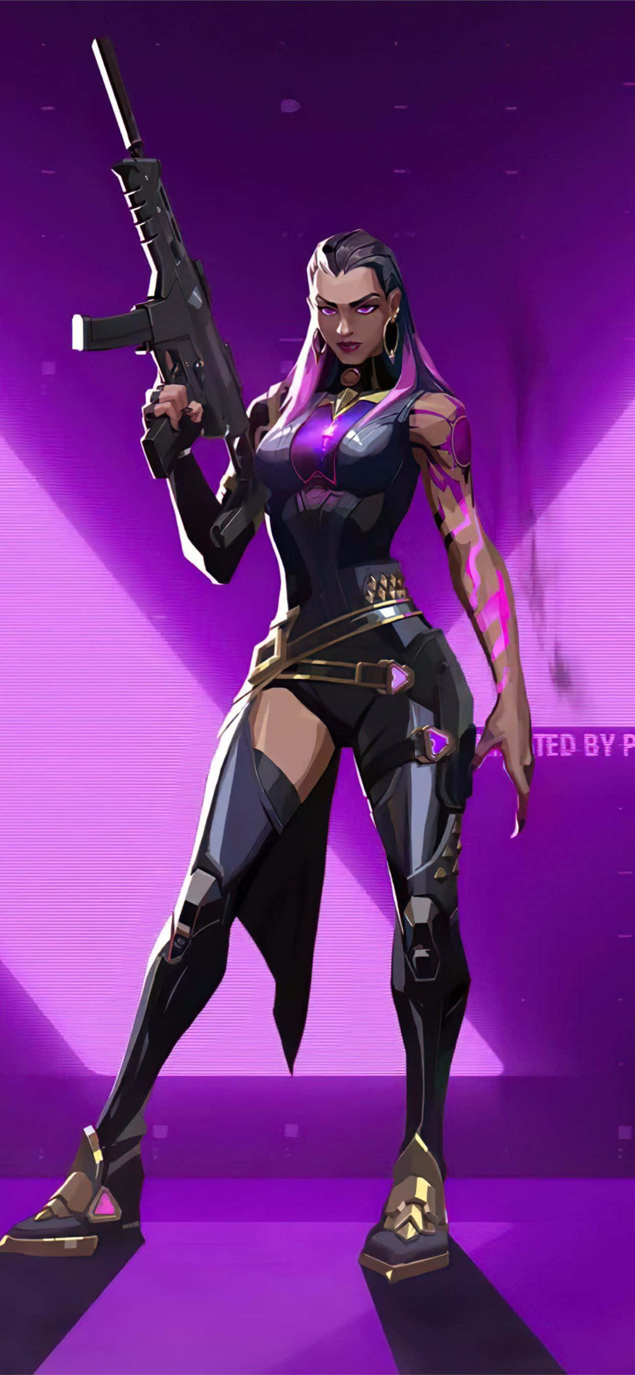 Reyna iPhone X Valorant-agtergrond Muurpapier