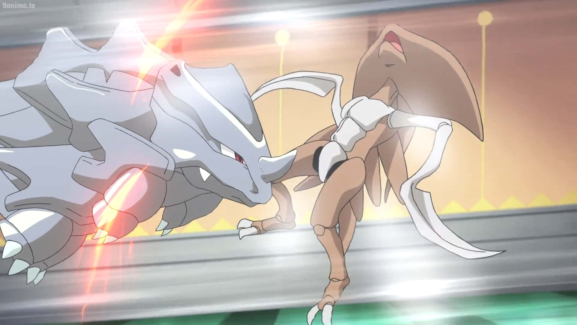 Rhyhorn teen Kabutops Muurpapier