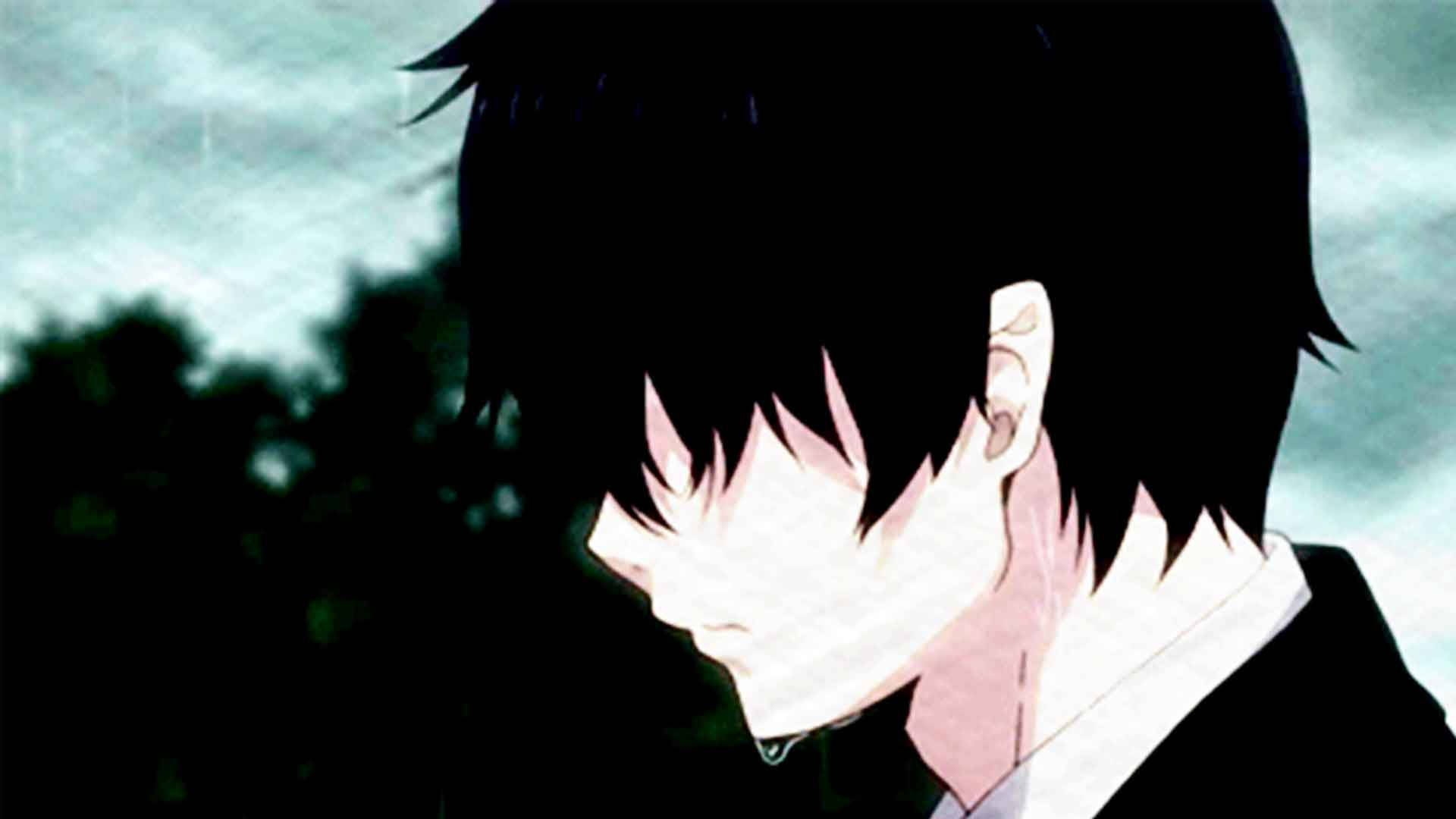 Rin Okumura Edgy Anime Profielfoto Muurpapier
