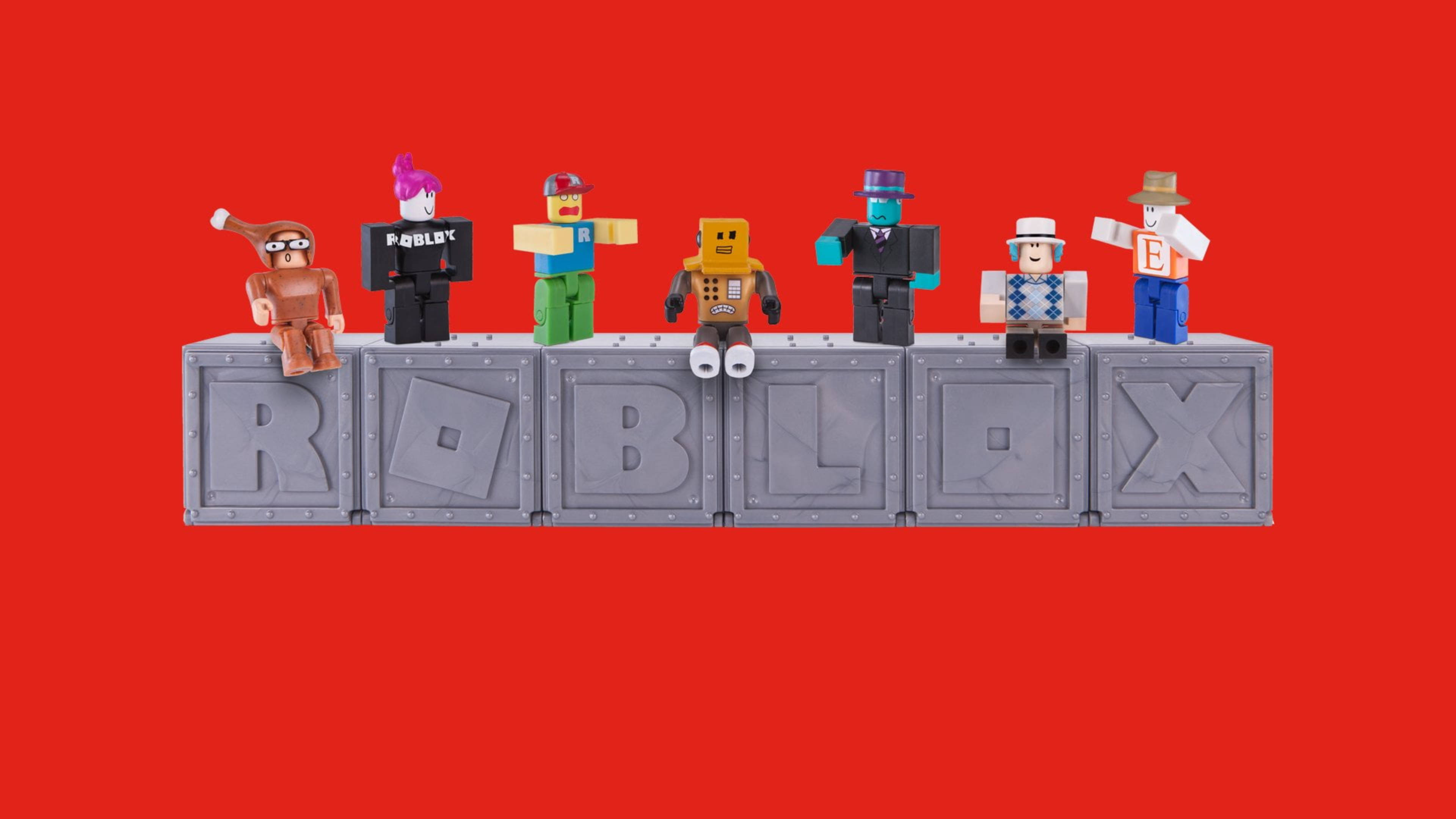 Roblox 4K Speelgoedfiguren Muurpapier