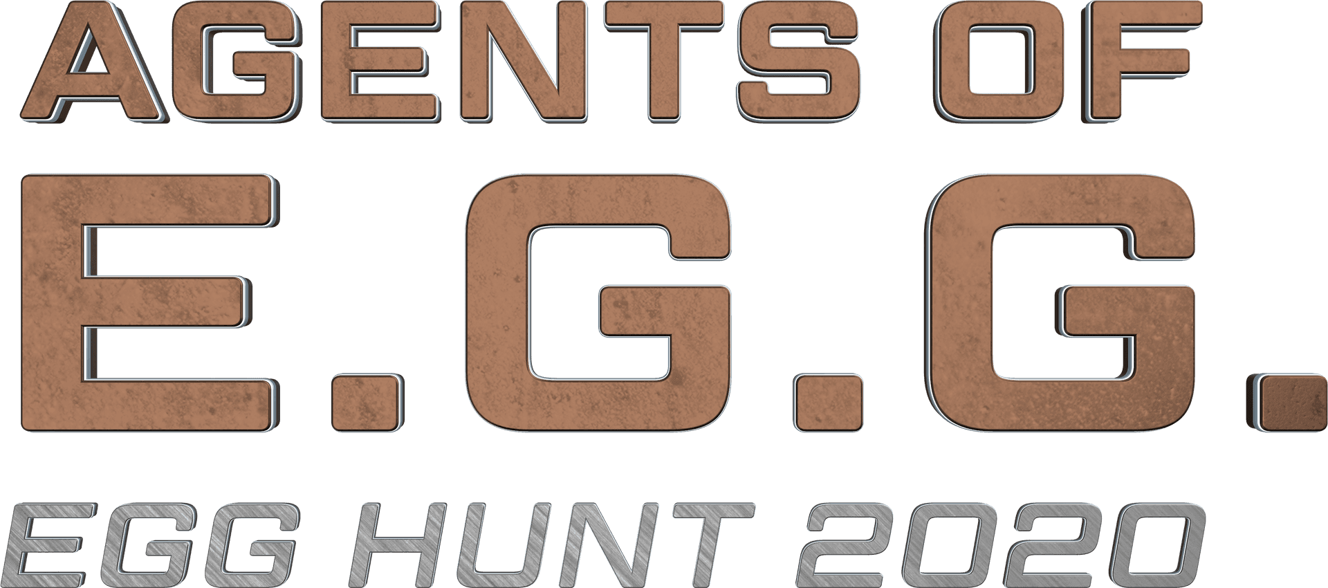Roblox Agents of E G G Hunt 2020-logo Muurpapier