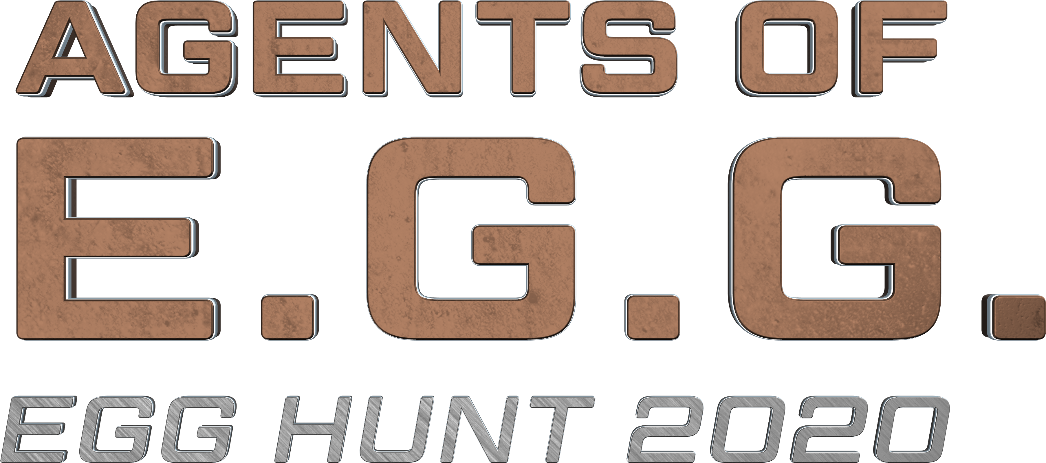 Roblox Agents of E G G Hunt 2020-logo Muurpapier