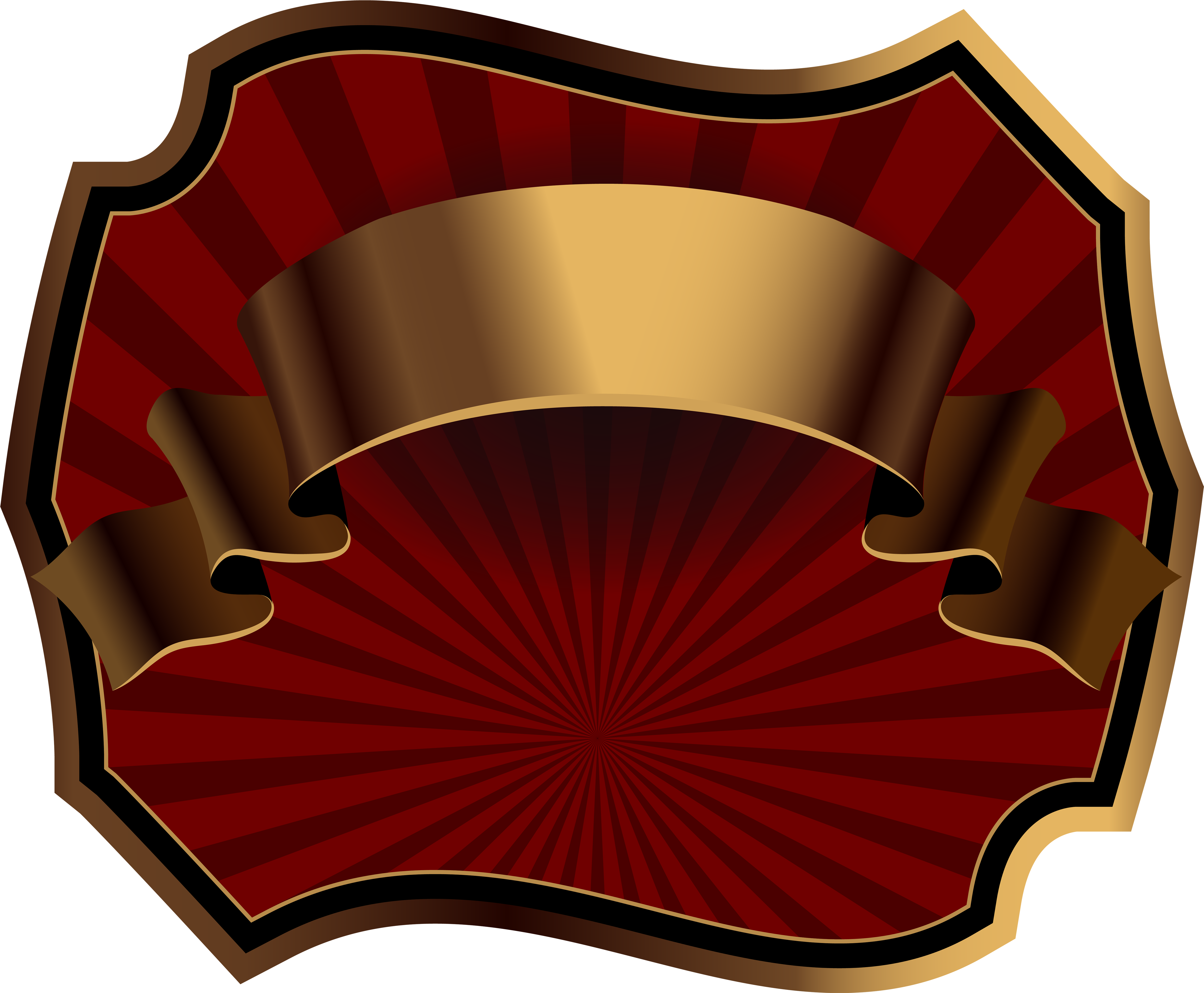 Roblox Goue Rooi Kenteken Ontwerp Muurpapier