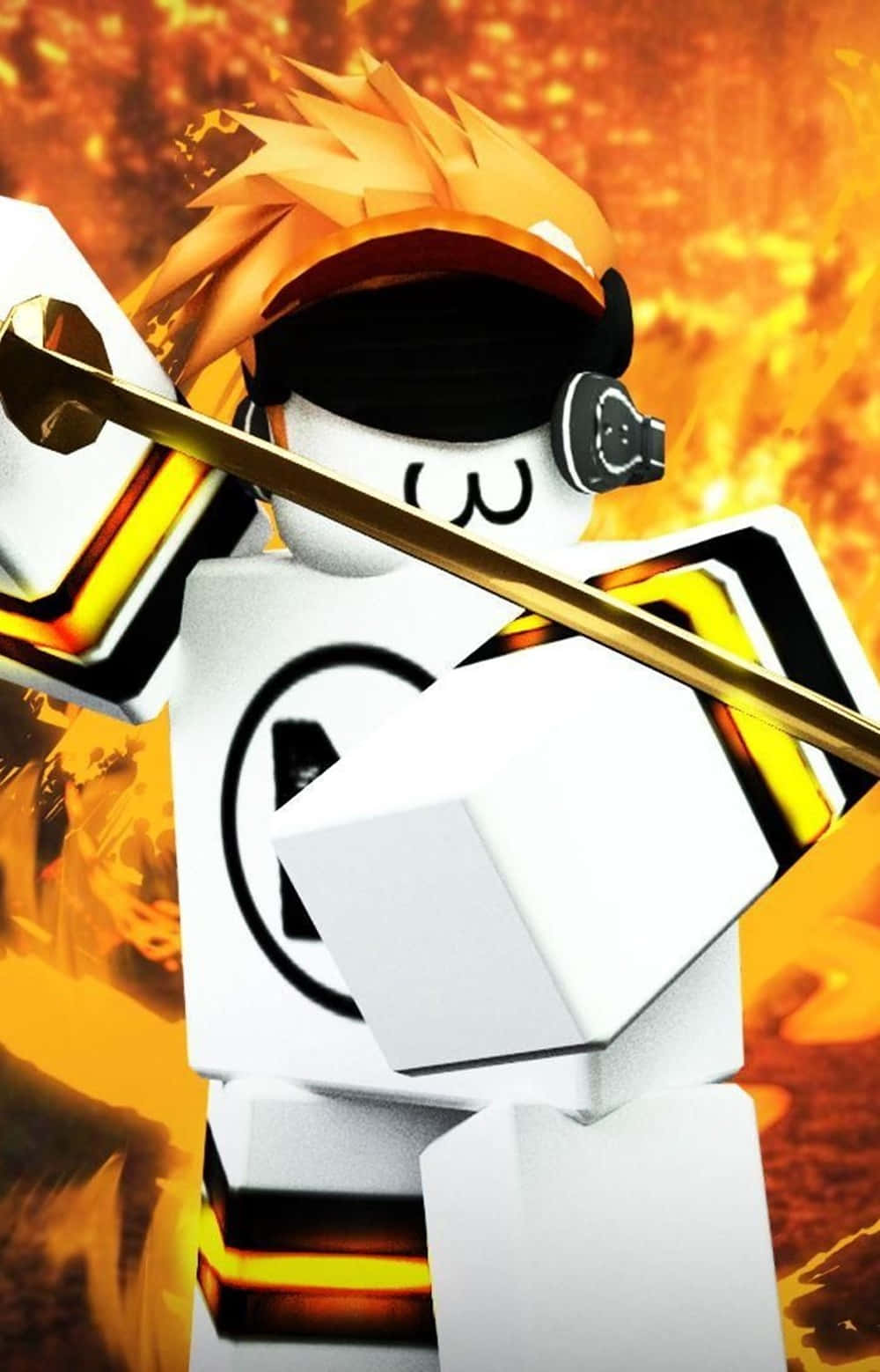 Roblox Karakterontwerp Swaard iPhone Muurpapier
