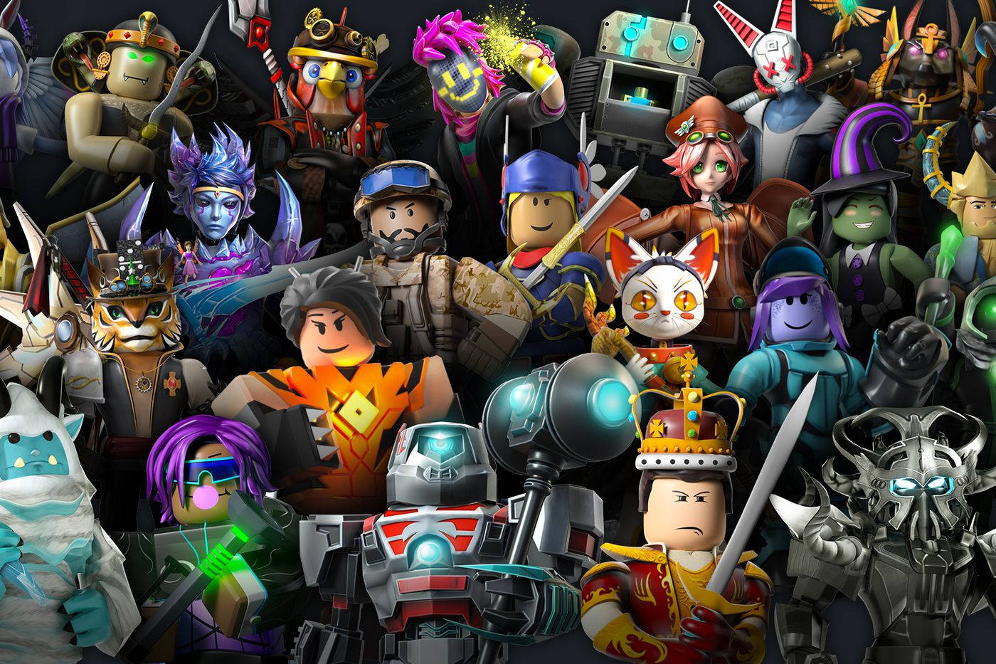 Roblox-karakterspel Muurpapier