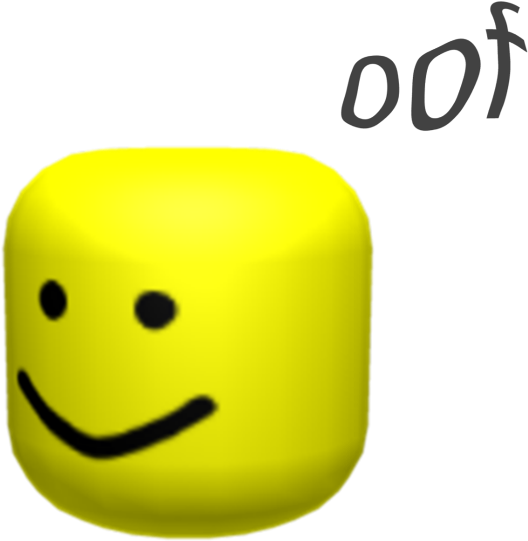 Roblox Oof-emoji-grafika Muurpapier
