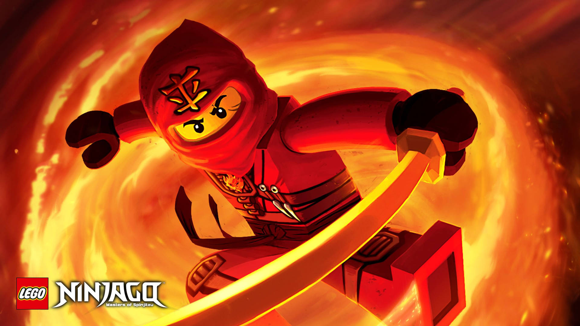 Roblox Rooi Ninja agtergrond