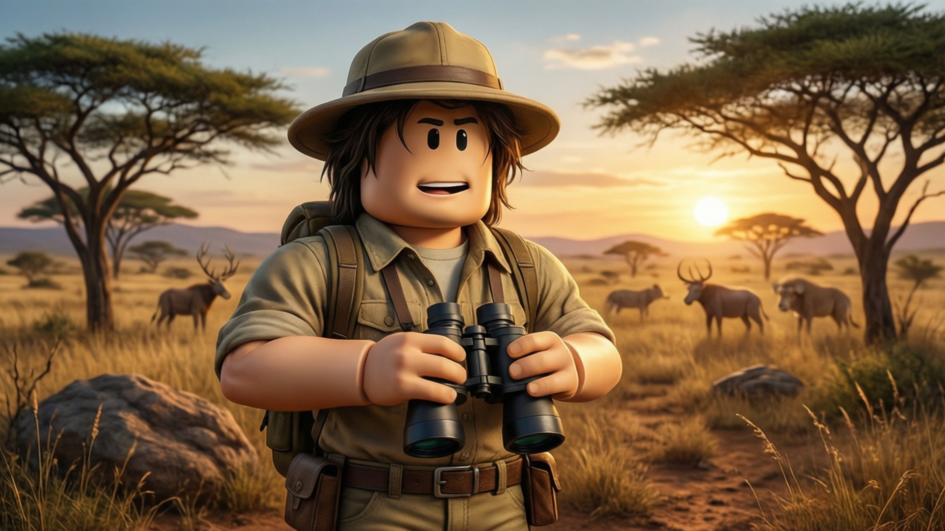 Roblox Safari Avontuur Muurpapier
