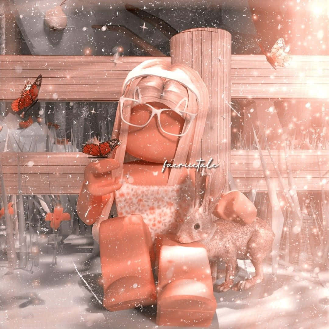 Roblox Somer Estetie Meisie Preppie Profielfoto Muurpapier
