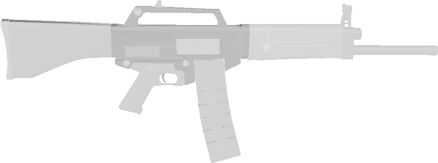 Roblox-styl geweer-grafika Muurpapier