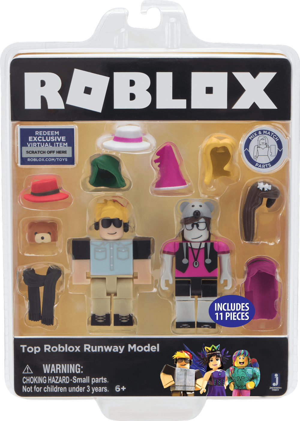 Roblox Top Runway Model Speelgoedpak Muurpapier