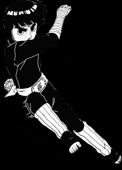 Rock Lee Aksiehouding Muurpapier