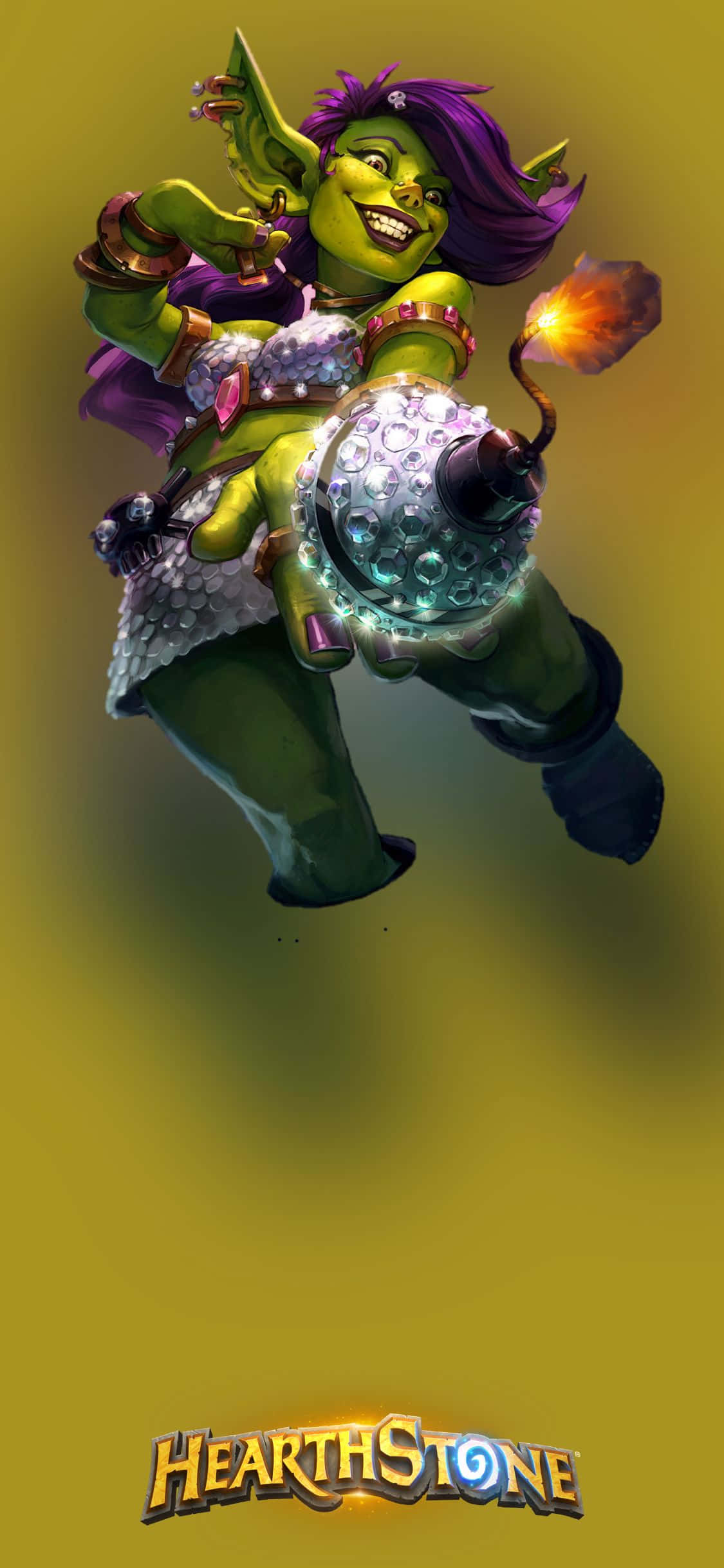 Rocket Augmerchant iPhone XS Hearthstone Agtergrond Muurpapier