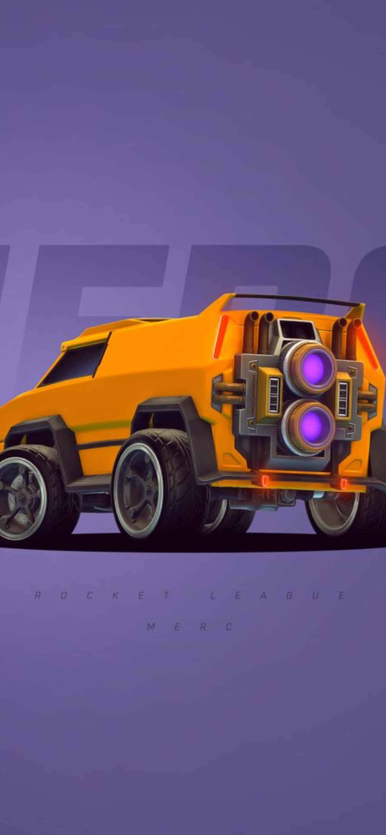 Rocket League-speletjies aangedryf deur 'n iPhone XS Max Muurpapier