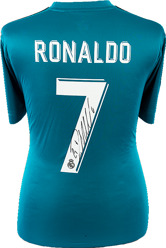 Ronaldo-nommer 7 Real Madrid-trui Muurpapier