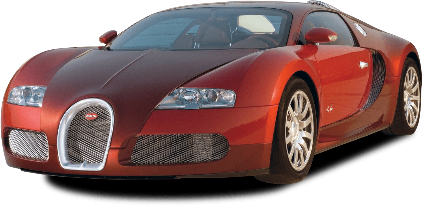 Rooi Bugatti Veyron Syaansig Muurpapier