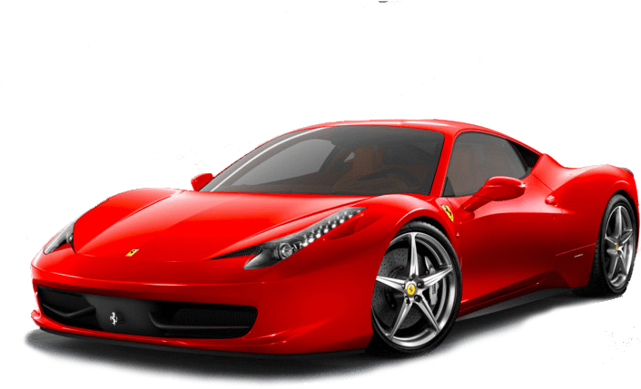 Rooi Ferrari 458 Italia Syaansig Muurpapier