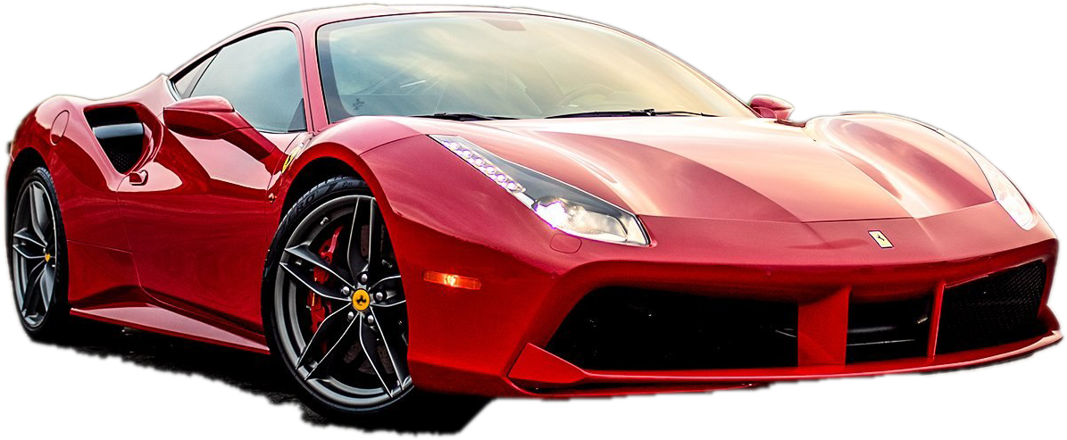 Rooi Ferrari Supermotor Profiel Muurpapier