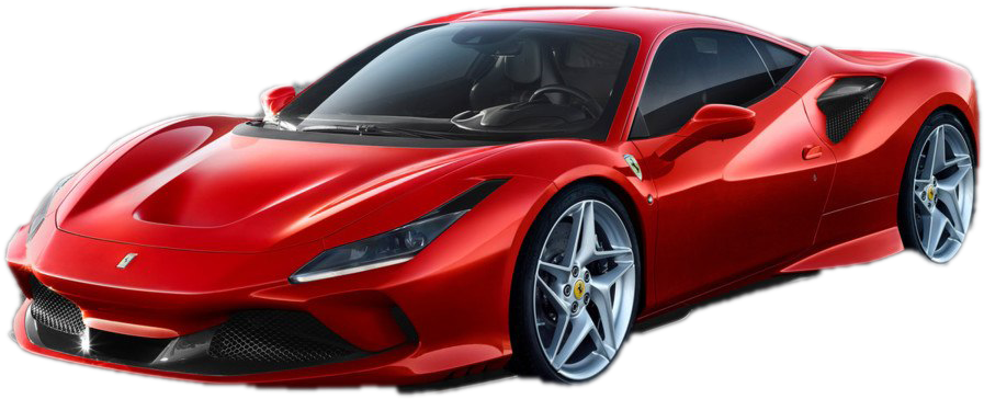 Rooi Ferrari Supermotor Profielaansig Muurpapier