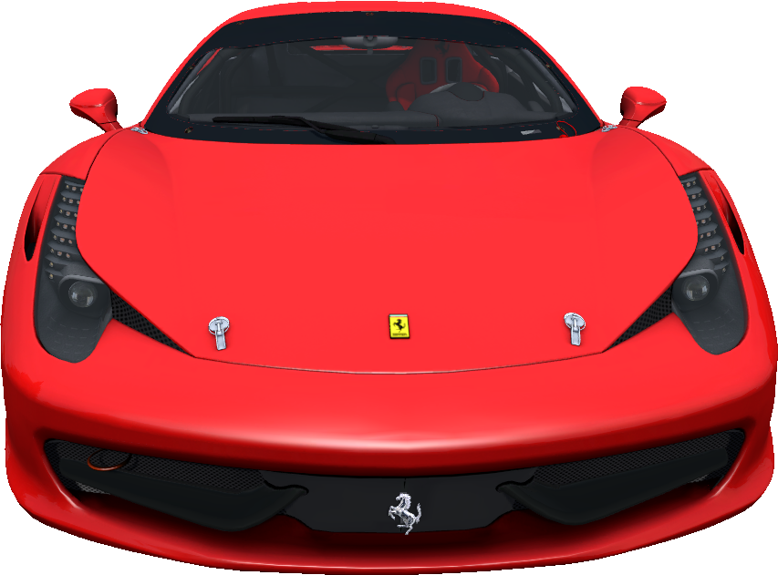 Rooi Ferrari Vooraansig Muurpapier