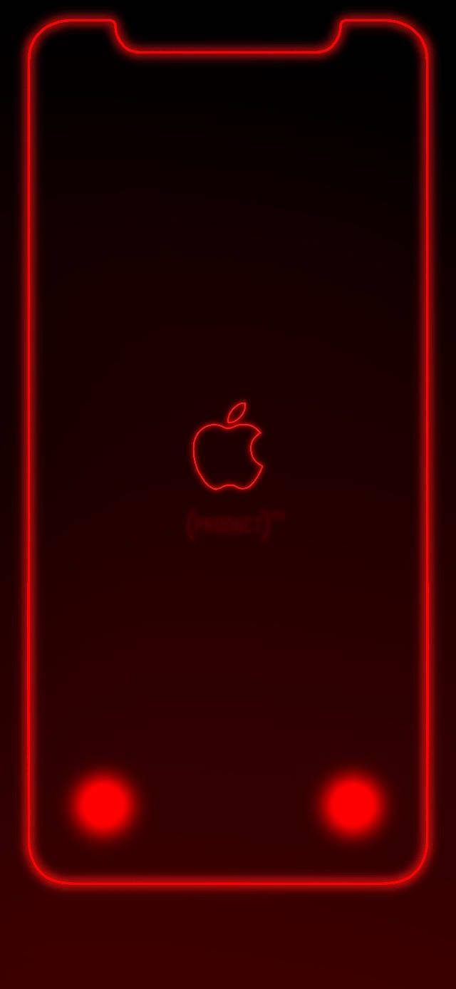 Rooi iPhone XR is die Perfekte Slimfoon Muurpapier