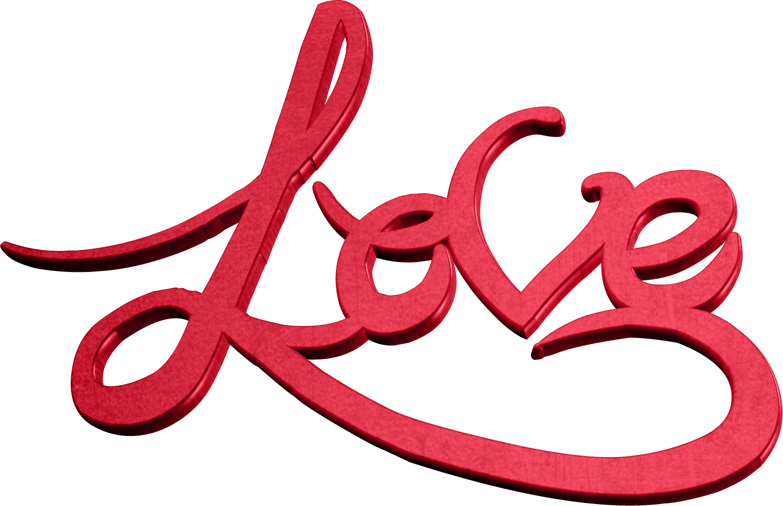 Rooi Kursiewe Liefdesteks Muurpapier