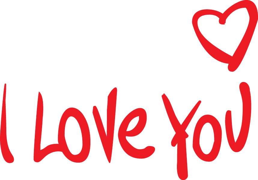 Rooi Liefdesverklaring Muurpapier