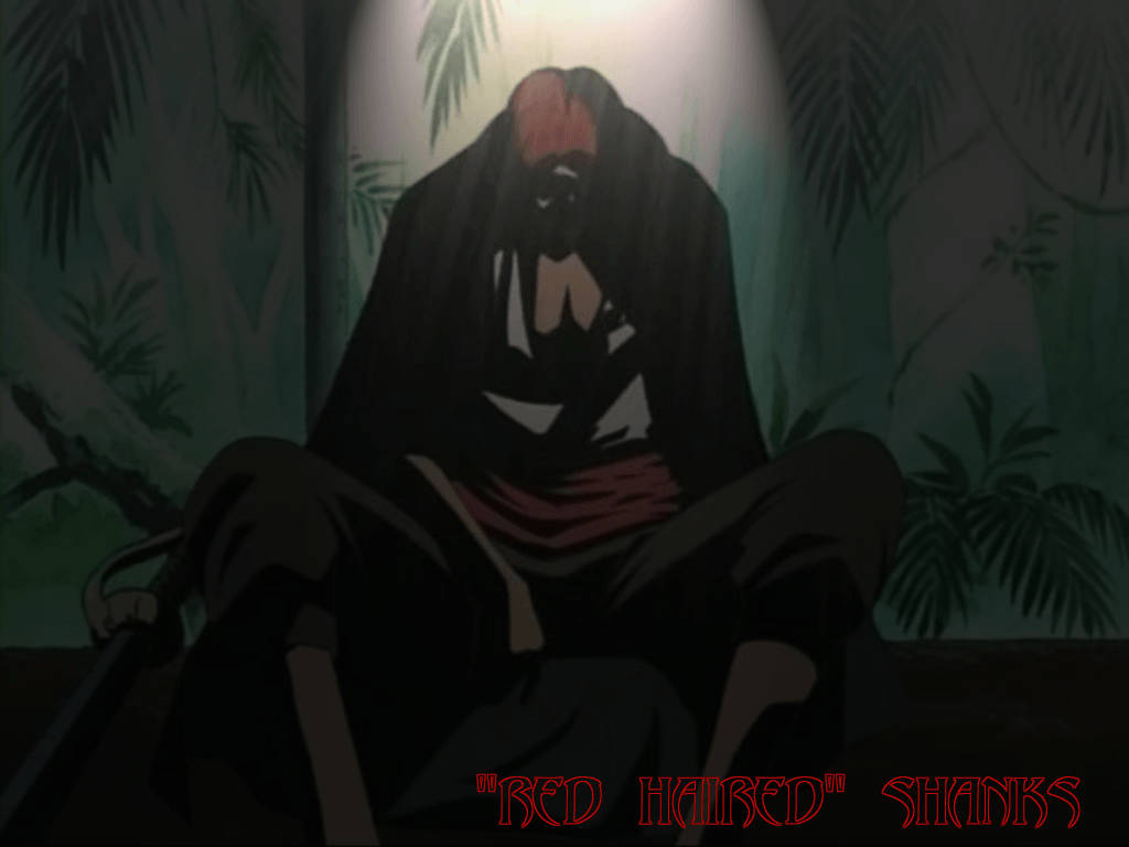 Rooihaarkop Shanks One Piece Muurpapier
